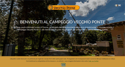 Desktop Screenshot of campingvecchioponte.it